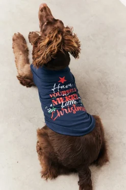 Dog Slogan Print Pyjama
