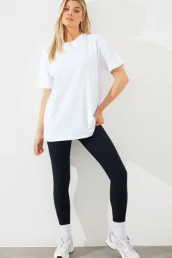 Embroidered Jersey Crew Neck T-Shirt