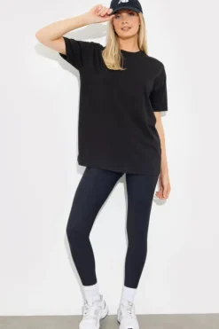 Embroidered Jersey Crew Neck T-Shirt