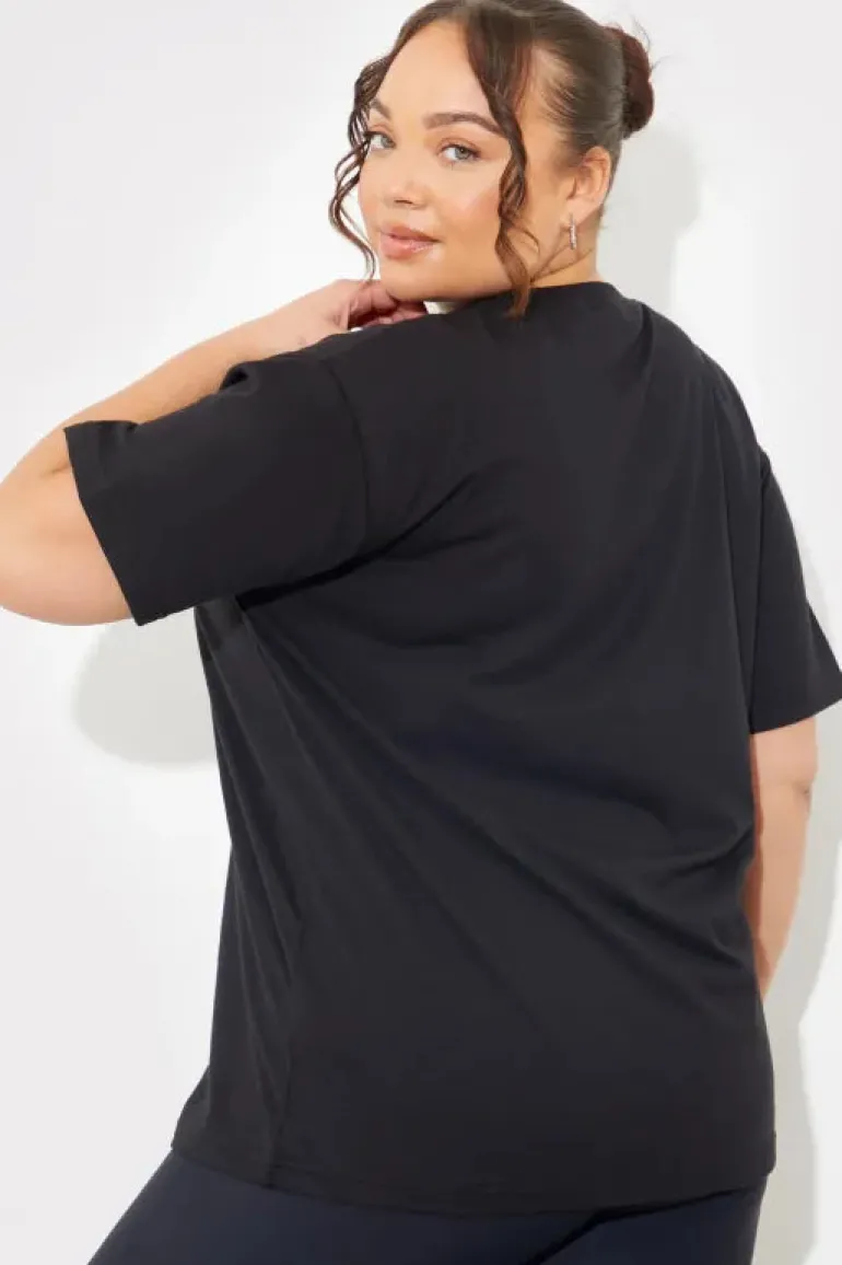 Embroidered Jersey Crew Neck T-Shirt
