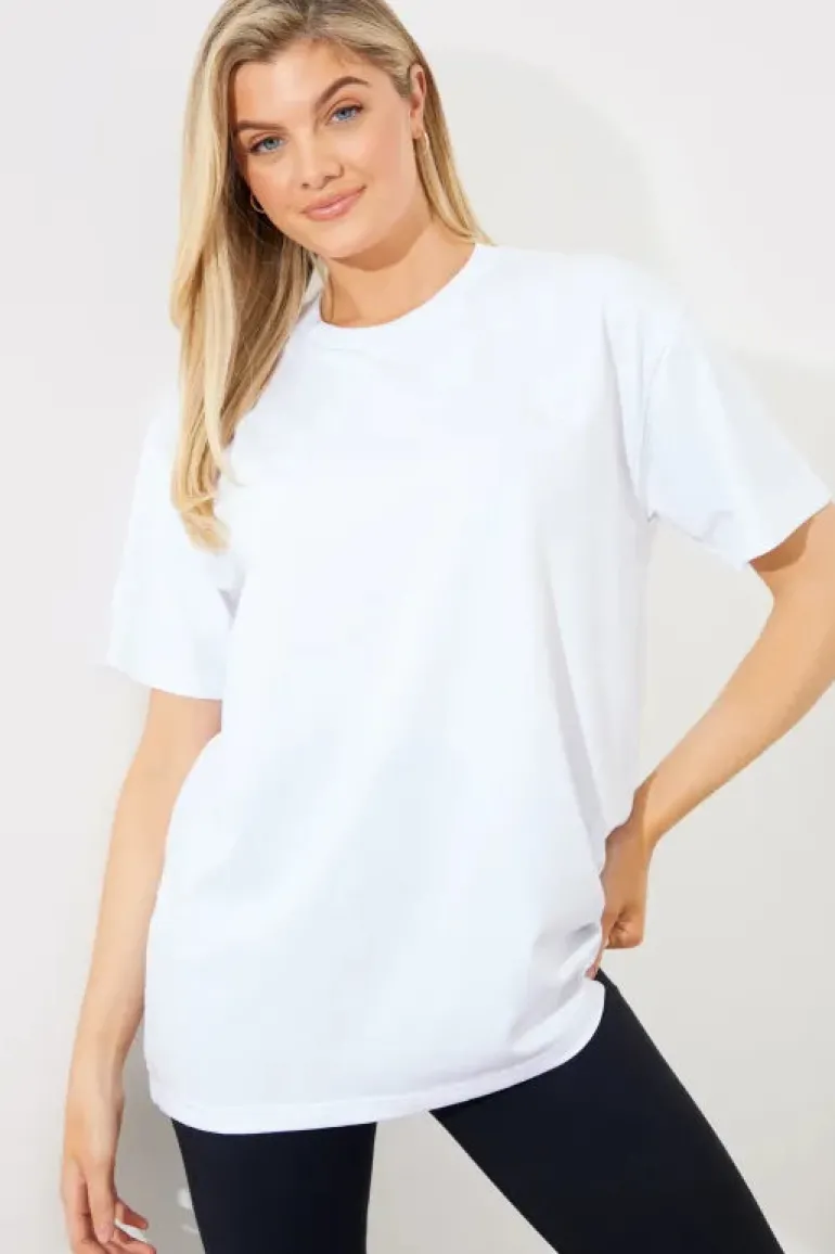 Embroidered Jersey Crew Neck T-Shirt