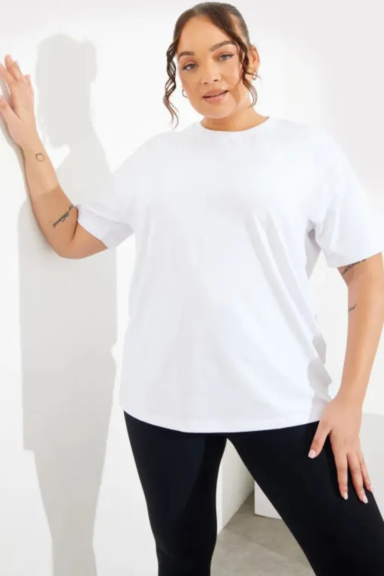 Embroidered Jersey Crew Neck T-Shirt