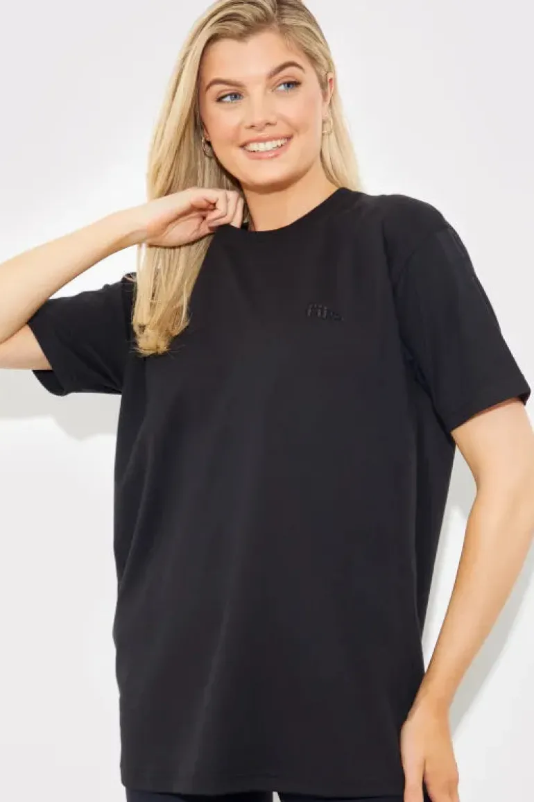 Embroidered Jersey Crew Neck T-Shirt