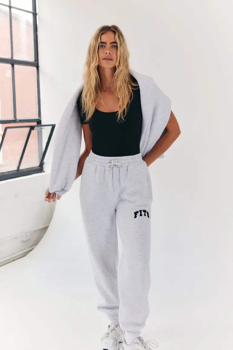 Fits Embroidered Cuffed Joggers
