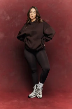 Fits Quarter Zip Printed Sweatshirt