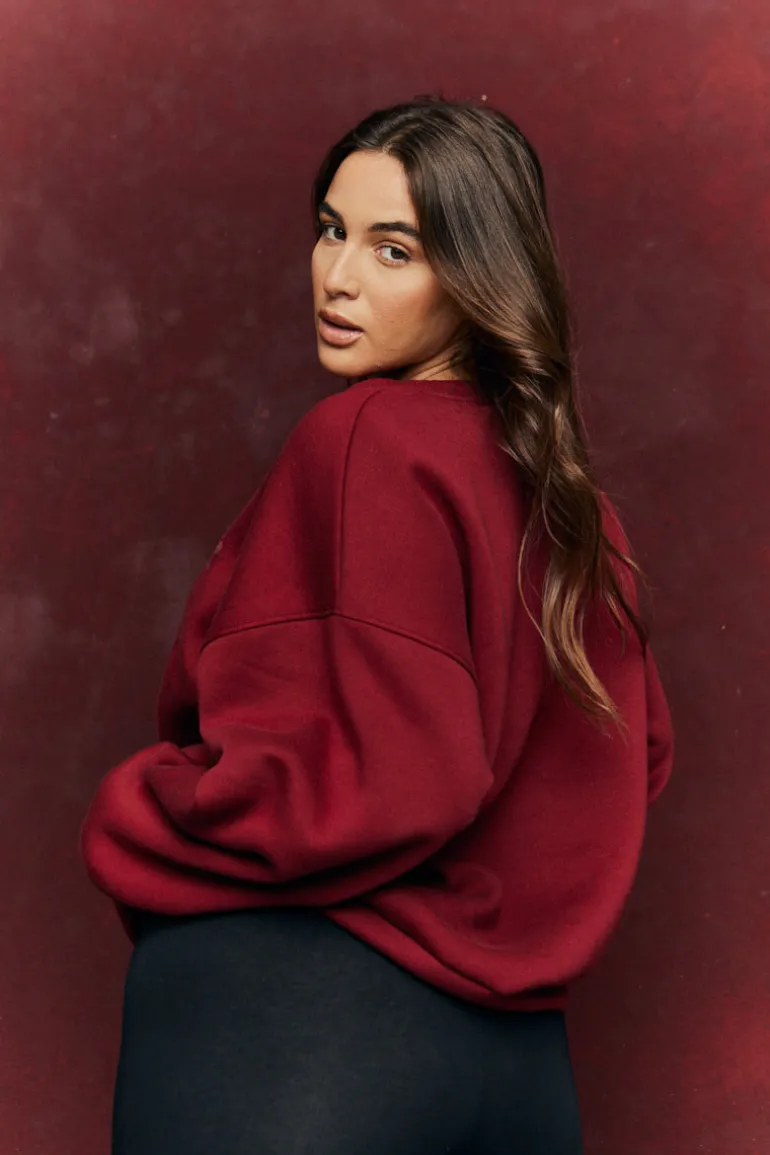 FITS Sports Printed Crew Neck Sweatshirt