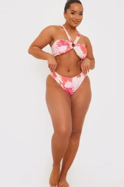 Floral Seamless Boomerang Bikini Bottom