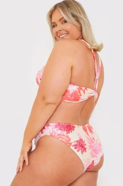 Floral Seamless Boomerang Bikini Bottom