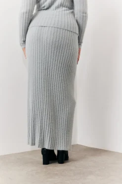 Fluffy Rib Co-Ord Midaxi Skirt