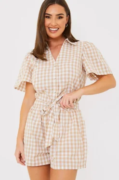 Gingham Short Sleeve Shirt