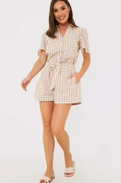 Gingham Short Sleeve Shirt