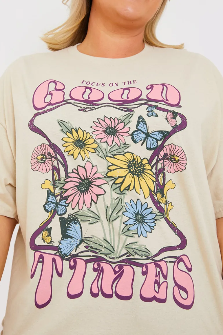 Good Times Motif T-Shirt