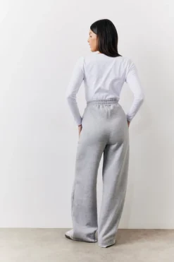 Grey Straight Leg Jogger