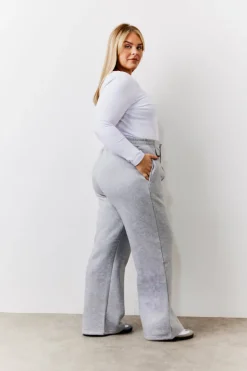 Grey Straight Leg Jogger