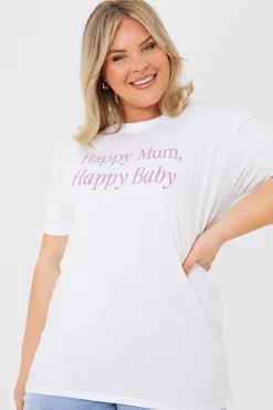 Happy Mum Happy Baby Slogan Tee