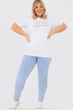 Happy Mum Happy Baby Slogan Tee