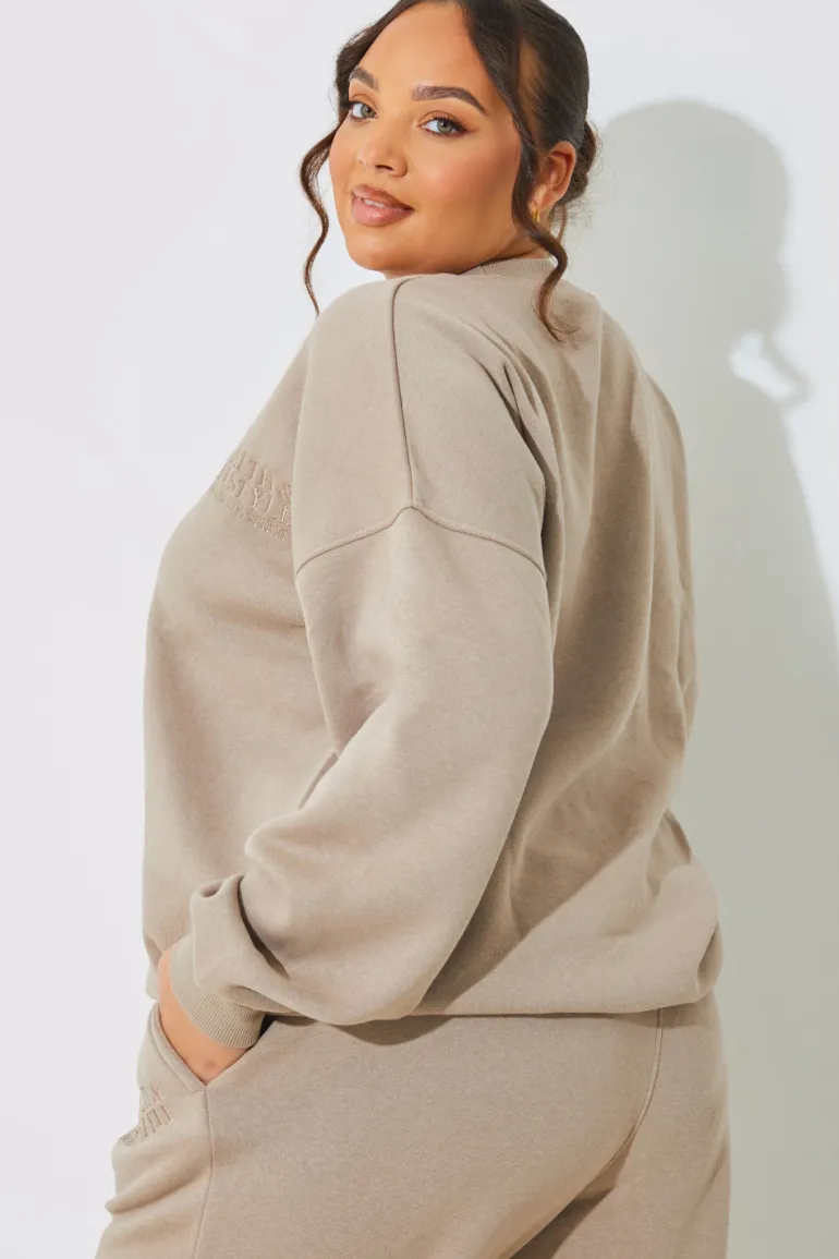 Health and Lifestyle' Oversized Sweater