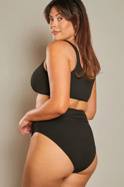 High Waist High Full Coverage Bikini Bottom