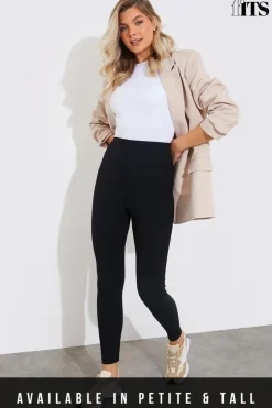 High Waisted Sculpt and Control Ribbed Leggings