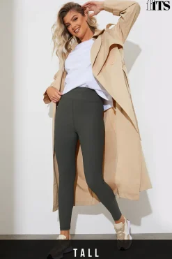 High Waisted Sculpt and Control Ribbed Leggings