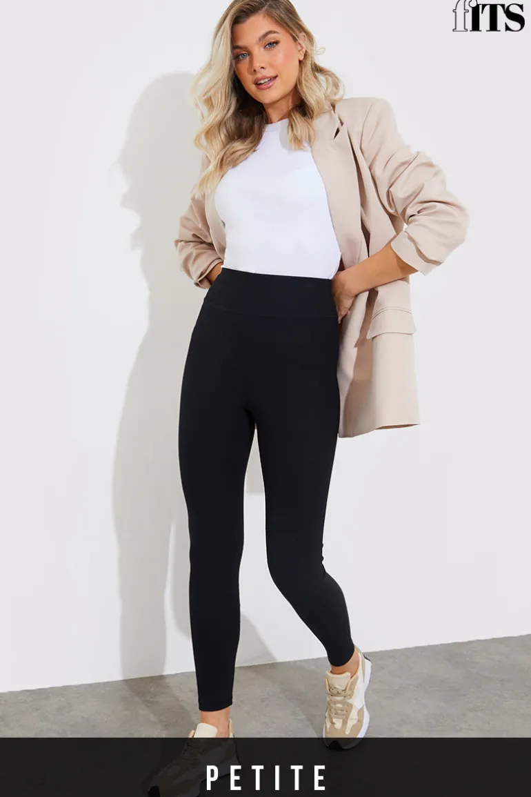 High Waisted Sculpt and Control Ribbed Leggings