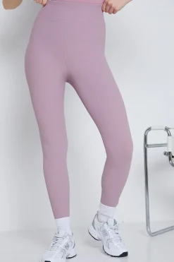 High Waisted Sculpting Ribbed Leggings