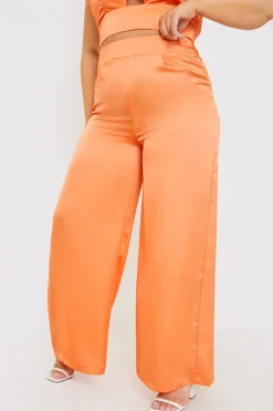 High Waisted Wide Leg Trouser