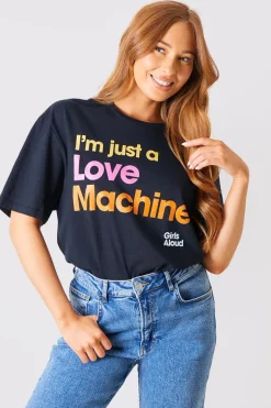 I'm Just A Love Machine' Girls Aloud Slogan T-Shirt