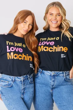 I'm Just A Love Machine' Girls Aloud Slogan T-Shirt