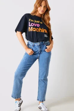 I'm Just A Love Machine' Girls Aloud Slogan T-Shirt