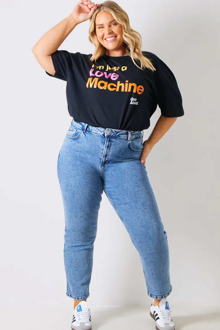I'm Just A Love Machine' Girls Aloud Slogan T-Shirt