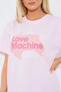 I'm Just a Love Machine' Slogan T-Shirt