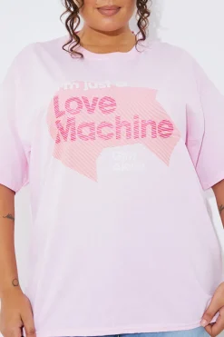 I'm Just a Love Machine' Slogan T-Shirt