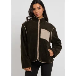 Khaki Fleece Jacket