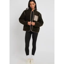 Khaki Fleece Jacket