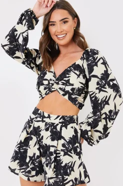 Knot Front Crop Top