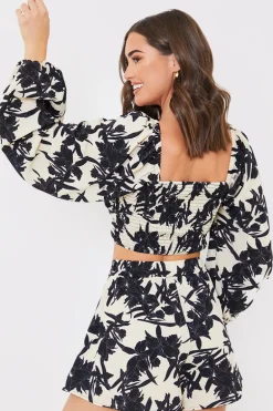 Knot Front Crop Top