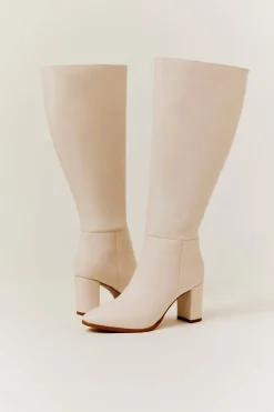 Kylie Heeled High Leg Boot