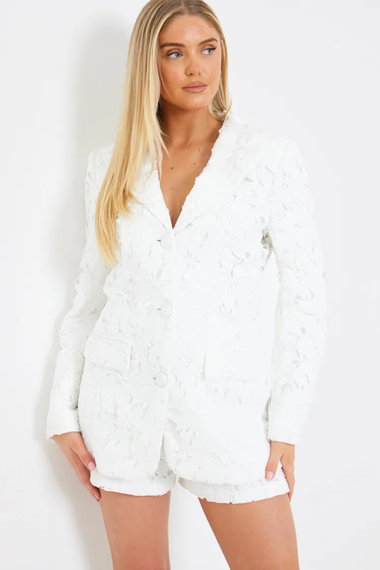 Lace Co-Ord Blazer