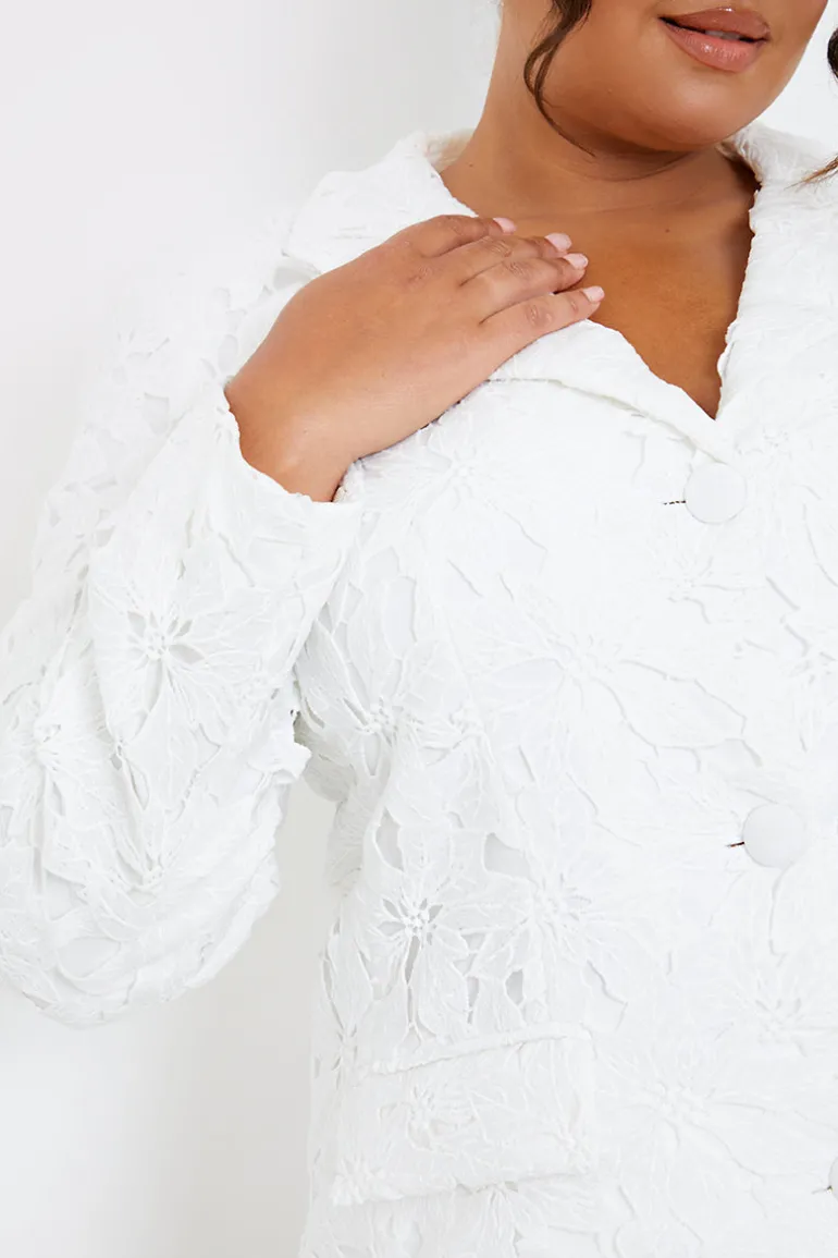 Lace Co-Ord Blazer