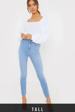 Light Wash Skinny Jeans