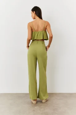 Linen Crop Top