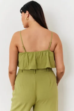 Linen Crop Top