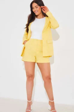 Linen Look Co-Ord Blazer