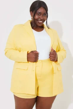Linen Look Co-Ord Blazer