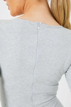 Long Sleeve Scoop Neck Unitard