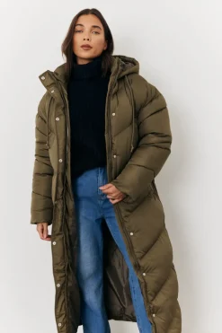 Longline Puffer Jacket