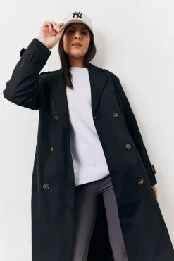 Longline Trench Coat