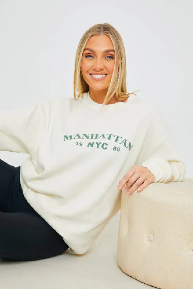 Manhattan Slogan Sweater