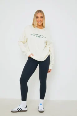 Manhattan Slogan Sweater